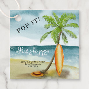 Étiquettes Cadeau Plage - Faites-la exploser ! Quand elle explosera