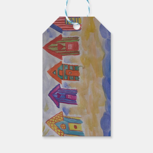 Étiquettes-cadeau Plages (Devant)