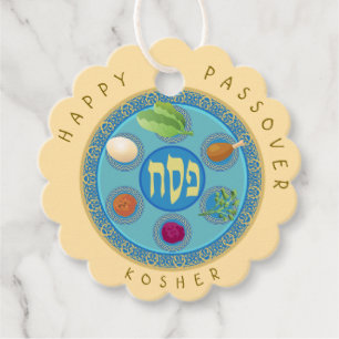 Étiquettes Cadeau Plaque de séchage de la Pâque Kasher Pesach