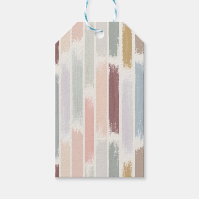 Étiquettes-cadeau Pluie de couleurs (Devant)