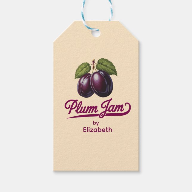 Étiquettes-cadeau Plum Jam (Devant)