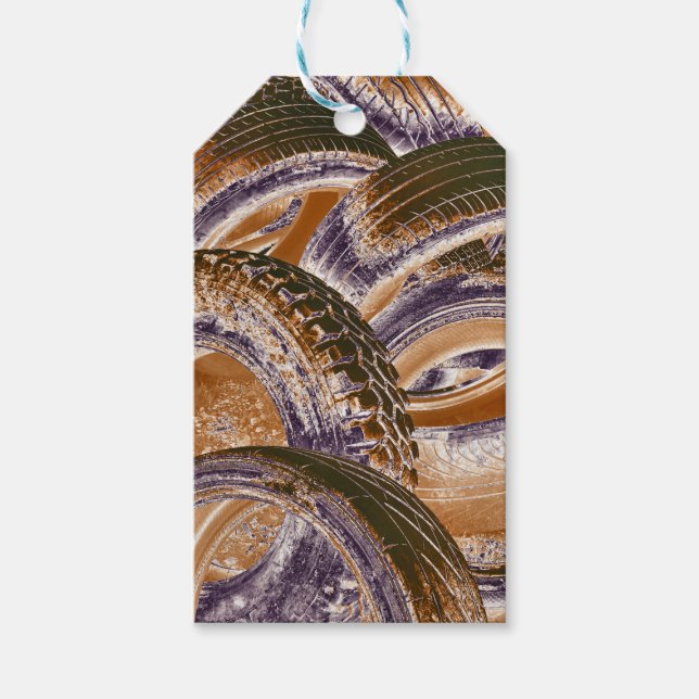 ÉTIQUETTES-CADEAU PNEUS (Devant)