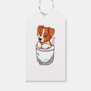 Étiquettes-cadeau Pocket Cute Jack Russell Terrier