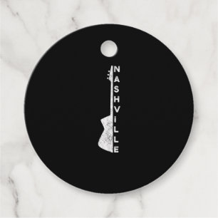 Étiquettes Cadeau Poison de Nashville Guitar Country Music Lovers