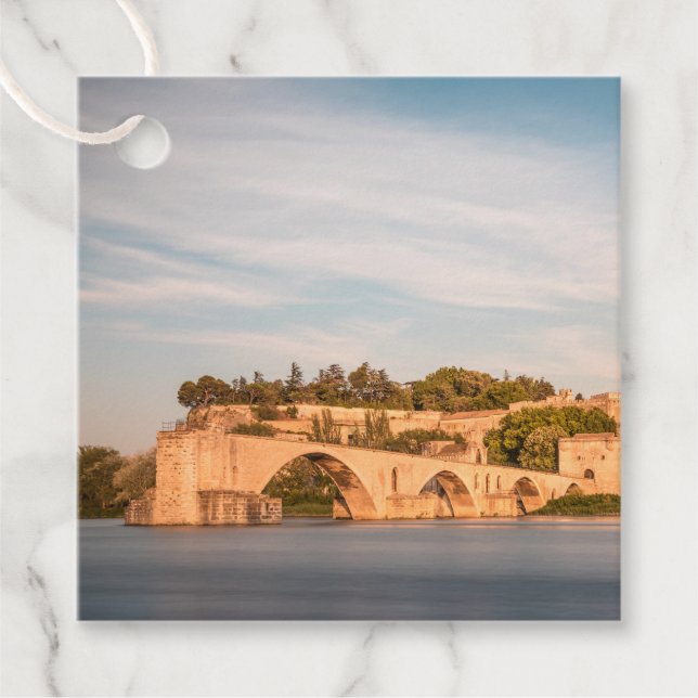 Étiquettes Cadeau Pont d'Avignon France (Devant)