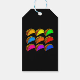 Étiquettes-cadeau Pop Art Taco