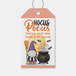 Étiquettes-cadeau Pop d'Halloween Whimsical par