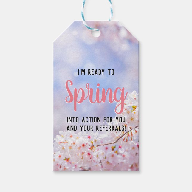 Étiquettes-cadeau Pop Florale Printemps par (Devant)