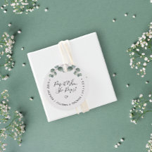 Pop it When She Pops Elegant Eucalyptus Baby Showe