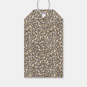 Étiquettes-cadeau Poster de animal Leopard Spots Neutres Chic