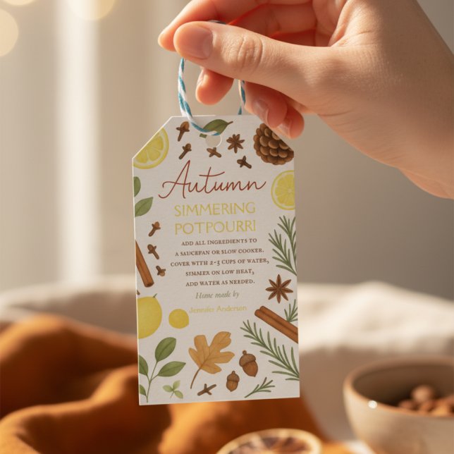 Étiquettes-cadeau Pot-pourri automnal (Créateur téléchargé)