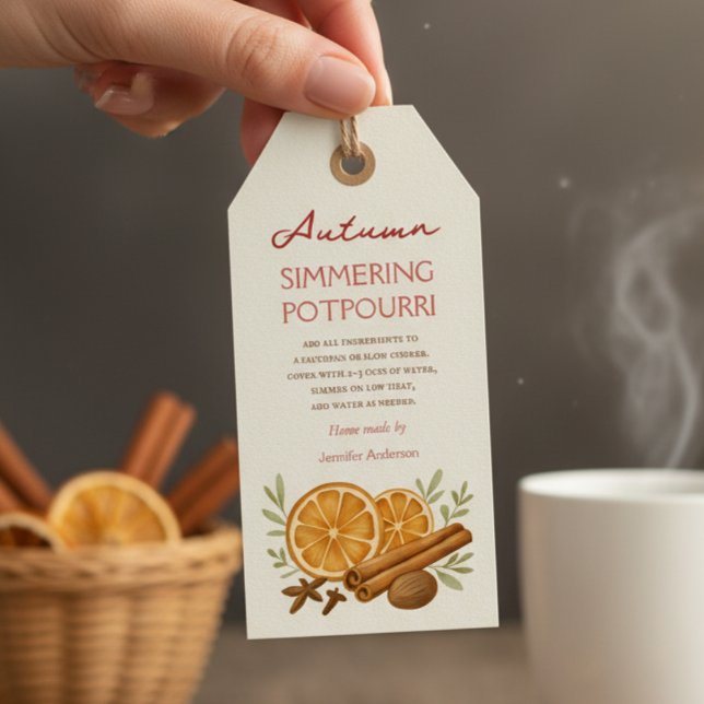Étiquettes-cadeau Pot-pourri automnal (Créateur téléchargé)