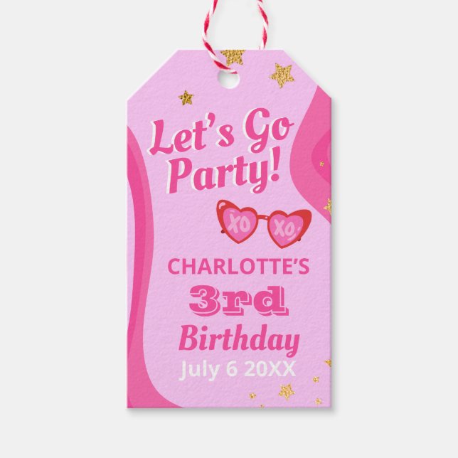 Étiquettes-cadeau Poupée Malibu Y2K (Devant)