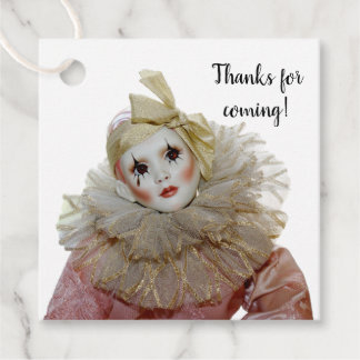 Étiquettes Cadeau Poupée Pierrot