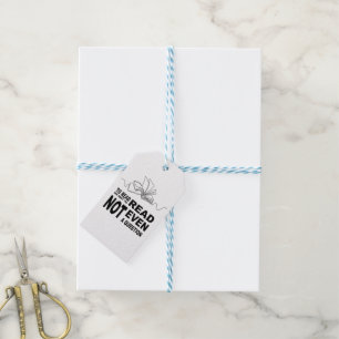 Étiquettes-cadeau Pour lire ou ne pas lire