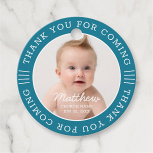Étiquettes Cadeau Pour Lui Saint Merci Baptême Pour Venir Photo