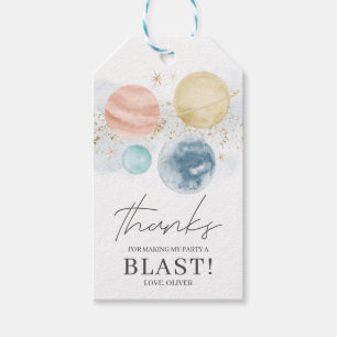 Étiquettes-cadeau Premier voyage autour du soleil Favor & Cadeaux Ta