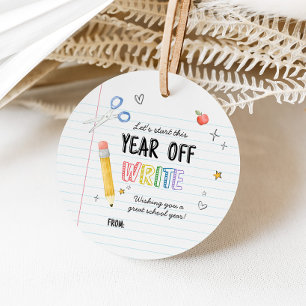 Étiquettes Cadeau Première journée Retour à l'école