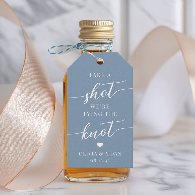 Étiquettes-cadeau Prenez un Shot, Nous Nous Marions Mariage (Créateur téléchargé)