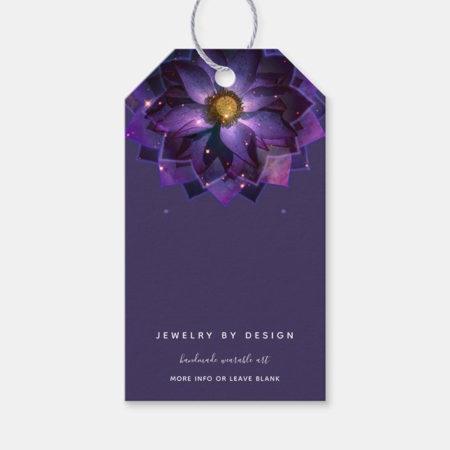 Étiquettes-cadeau Présentoir à boucles d'oreilles, créateurs de mand (Devant)