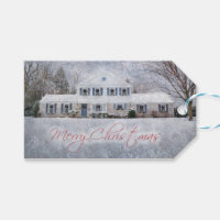 Primitive Winter Snow Country Rustic Open House