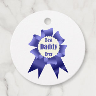 Étiquettes Cadeau Prix Best Daddy Ever pour le Père