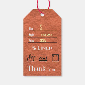 Étiquettes-cadeau Prix Rustique