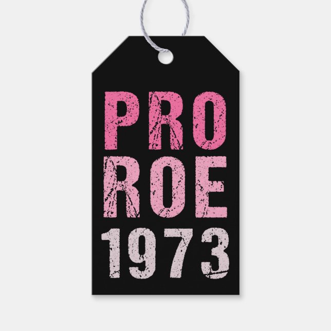 Étiquettes-cadeau Pro Roe 1973 (Devant)