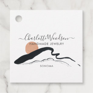 Étiquettes Cadeau Produit Abstrait Boho Jewelry Designer