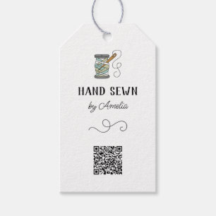 Étiquettes-cadeau Produit de couture calligraphié Needle and Thread