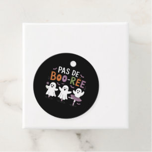 Étiquettes Cadeau Professeur de danse de ballet fantôme Pas de BOO-r