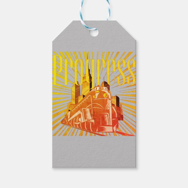 Étiquettes-cadeau Programme Vintage (Devant)