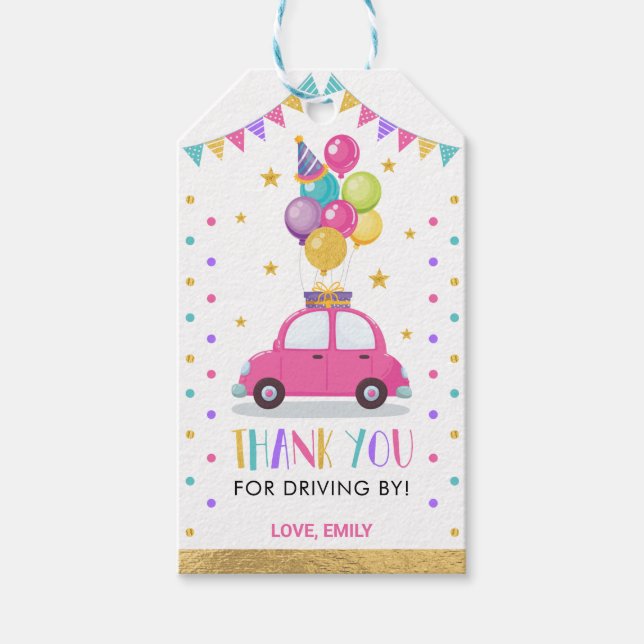 Étiquettes-cadeau Promenez-vous à travers Fille Anniversaire Sweet T (Devant)