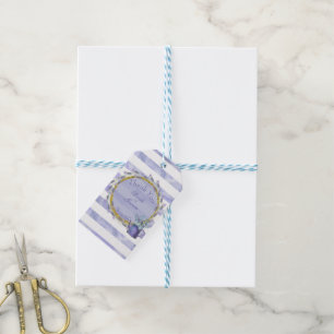 Étiquettes-cadeau Provence Lavande violet Fleur Mariage Merci