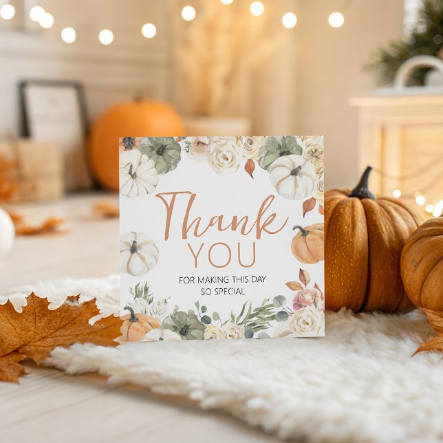 Étiquettes Cadeau Pumpkin Birthday Favor Tag (Créateur téléchargé)