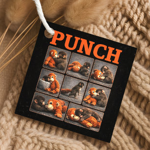 Étiquettes Cadeau Punch Bébé Singe