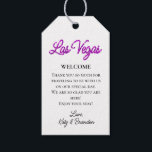 Étiquettes-cadeau Purple Las Vegas Sparkings Mariage Bienvenue<br><div class="desc">Cette étiquette cadeau de bienvenue de Las Vegas est accentuée avec un type violet brillant sur un arrière - plan blanc, ce qui le rend parfait pour décorer un cadeau de bienvenue pour vos invités à un mariage de destination à Las Vegas. Il fait partie de la collection Mariage Purple...</div>