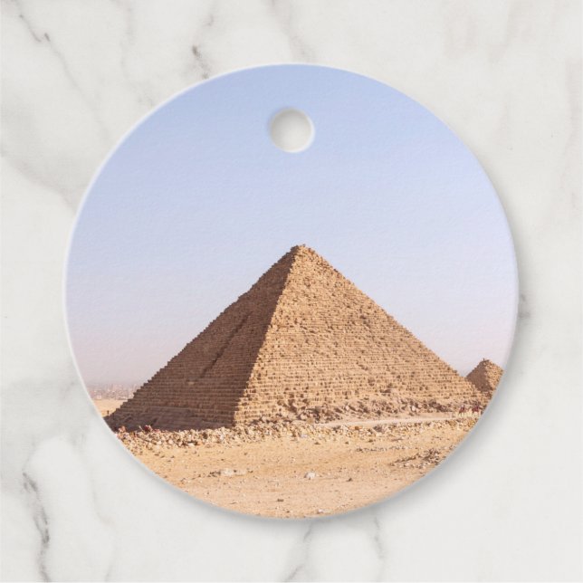Étiquettes Cadeau Pyramides d'Égypte (Devant)