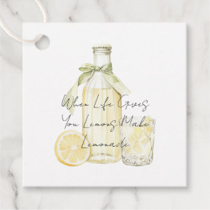 Étiquettes Cadeau Quand La Vie Vous Donne Des Citrons Font De La Lem