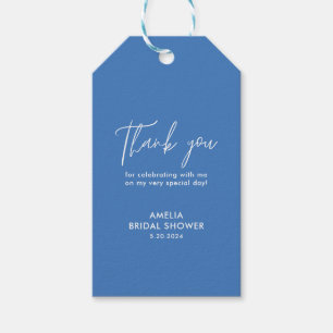 Étiquettes-cadeau Quelque chose de bleu avant que je fasse une faveu