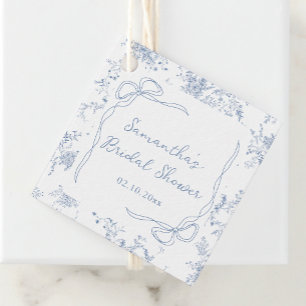 Étiquettes Cadeau Quelque Chose de Bleu Avant Que Je Ne Me Marie Sho