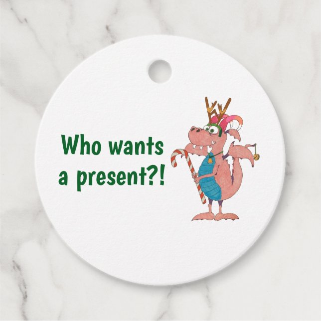 Étiquettes Cadeau Qui veut un cadeau ? ! (Devant)