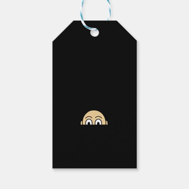 Étiquettes-cadeau Quote de base graphique Peekaboo (Devant)