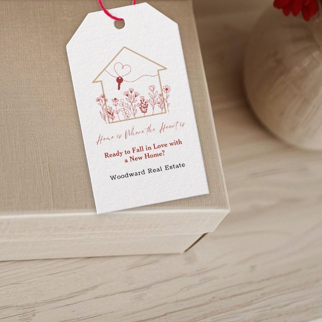 Étiquettes-cadeau Realtor Promotion Nouveaux Projets | Passage le jo (Créateur téléchargé)