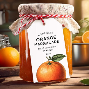 Étiquettes-cadeau Recette maison de marmelade d'orange pantry