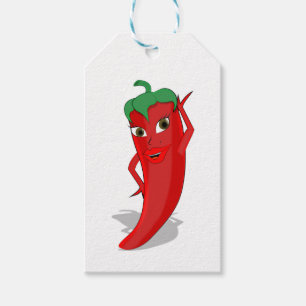 Étiquettes-cadeau Red Hot Pepper Diva Fiesta Gift Tag