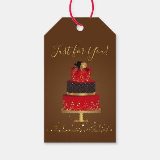 Étiquettes-cadeau Red Velvet Custom Birthday Invitation Card