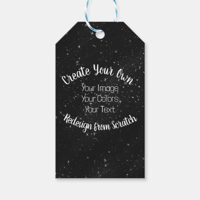 Étiquettes-cadeau Redesign from Scratch - Créez Votre Propre (Devant)