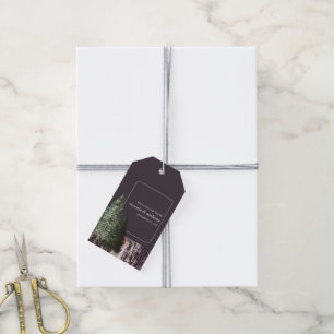 Étiquettes-cadeau Redwoods & Bark, Mariage rustique Favor