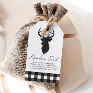 Étiquettes-cadeau Reindeer Food Kids